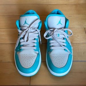 Nike Air Jordan 1 Low Sanddrift/Sail/Washed Teal